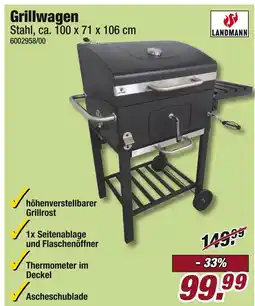 Poco Landmann grillwagen Angebot