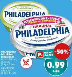 PENNY PHILADELPHIA Frischkäsezubereitung Angebot