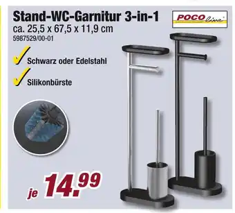 Poco Poco stand-wc-garnitur 3-in-1 Angebot