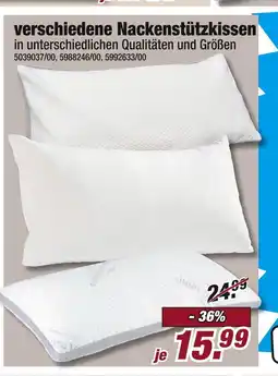 Poco Verschiedene nackenstützkissen Angebot
