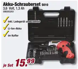 Poco Akku-schrauberset s010 Angebot
