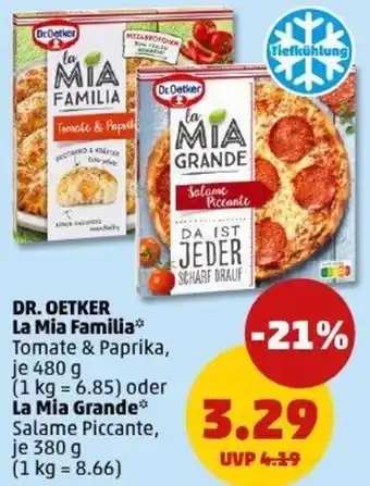 PENNY DR. OETKER La Mia Familia oder La Mia Grande Angebot