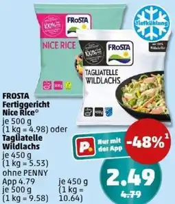 PENNY FROSTA Fertiggericht Nice Rice oder Tagliatelle Wildlachs Angebot