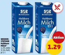 PENNY WEIHENSTEPHAN Haltbare Milch Angebot