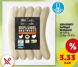 PENNY GRILLPARTY Geflügel Bratwurst Angebot