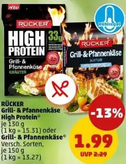 PENNY RÜCKER Grill- & Pfannenkäse High Protein oder Grill- & Pfannenkäse Angebot