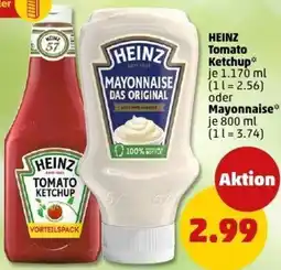 PENNY HEINZ Tomato Ketchup oder Mayonnaise Angebot