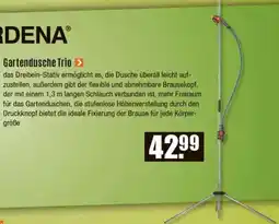 V Baumarkt GARDENA Gartendusche Trio Angebot