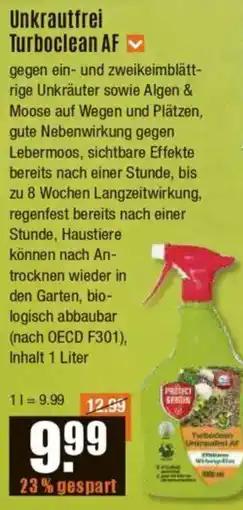 V Baumarkt Unkrautfrei Turboclean AF Angebot