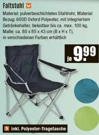 V Baumarkt Faltstuhl Angebot