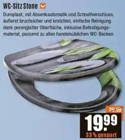 V Baumarkt WC-Sitz Stone Angebot