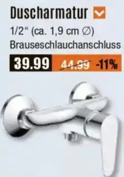 V Baumarkt Duscharmatur Angebot