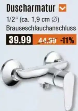V Baumarkt Duscharmatur Angebot
