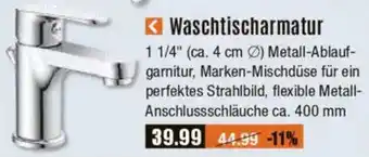 V Baumarkt Waschtischarmatur Angebot