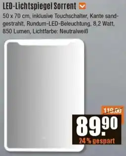 V Baumarkt Jokey LED-Lichtspiegel Sorrent Angebot