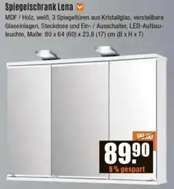 V Baumarkt Spiegelschrank Lena Angebot