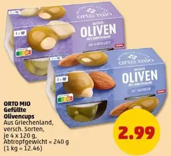 PENNY ORTO MIO Gefüllte Olivencups Angebot