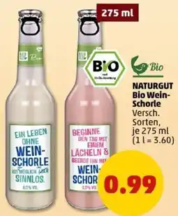 PENNY NATURGUT Bio Wein Schorle Angebot