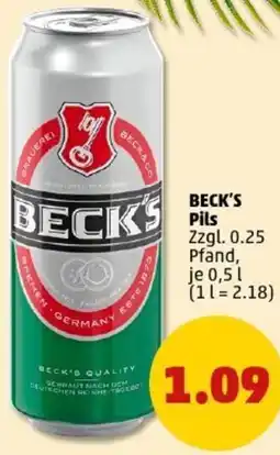 PENNY BECK'S Pils Angebot
