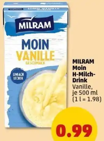 PENNY MILRAM Moin H-Milch Drink Angebot