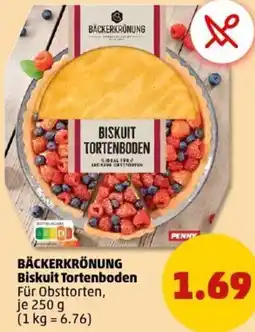 PENNY BÄCKERKRÖNUNG Biskuit Tortenboden Angebot