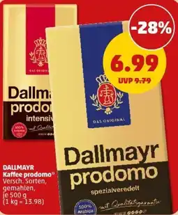 PENNY DALLMAYR Kaffee prodomo Angebot