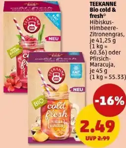 PENNY TEEKANNE Bio cold & fresh Angebot