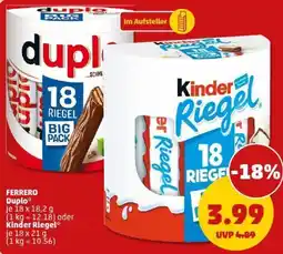 PENNY FERRERO Duplo oder Kinder Riegel Angebot
