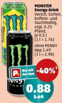 PENNY MONSTER Energy-Drink Angebot