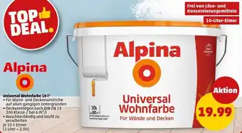 PENNY Alpina Universal Wohnfarbe Angebot