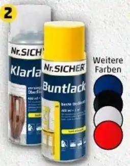 PENNY Nr.SICHER Bunt- oder Klarlack Angebot