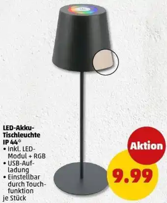 PENNY LED-Akku Tischleuchte IP 44 Angebot