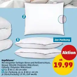 PENNY Єmma essentials Kopfkissen Angebot