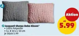 PENNY HOME IDEAS Living Jacquard Sherpa-Deko Kissen Angebot
