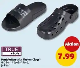 PENNY TRUE style Pantoletten oder Phylon-Clogs Angebot