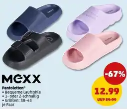 PENNY Mexx Pantoletten Angebot