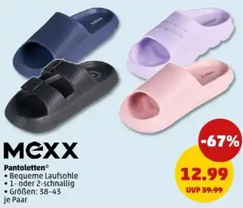 PENNY Mexx Pantoletten Angebot