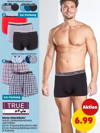 PENNY TRUE style Herren-Unterwäsche Angebot
