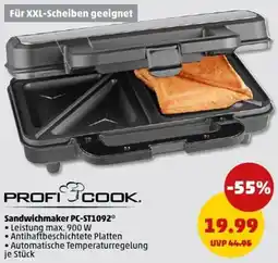 PENNY PROFI COOK Sandwichmaker PC-ST1092 Angebot