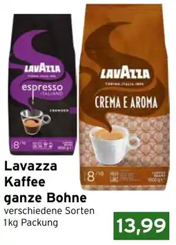 CAP Markt Lavazza Kaffee ganze Bohne Angebot
