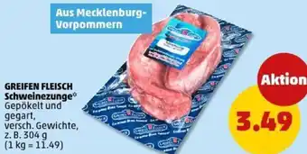 PENNY GREIFEN FLEISCH Schweinezunge Angebot