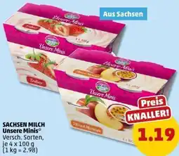 PENNY SACHSEN MILCH Unsere Minis Angebot