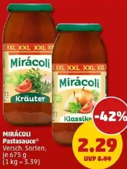 PENNY MIRACOLI Pastasauce Angebot