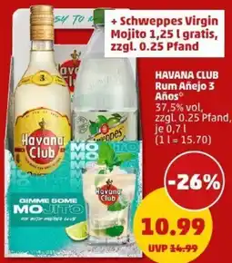 PENNY HAVANA CLUB Rum Añejo 3 Años Angebot