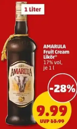 PENNY AMARULA Fruit Cream Likör Angebot