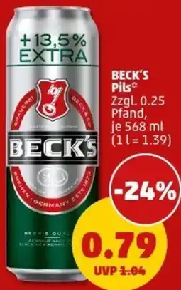 PENNY BECK'S Pils Angebot