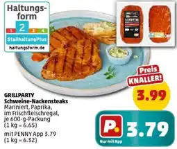 PENNY GRILLPARTY Schweine-Nackensteaks Angebot