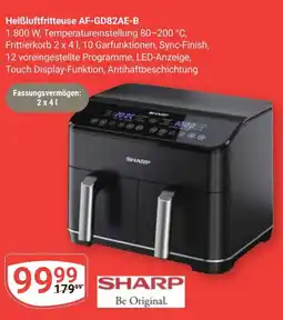 Globus SHARP Heißluftfritteuse AF-GD82AE-B Angebot