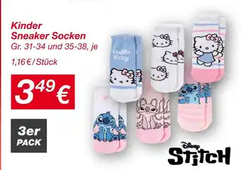 KiK Disney kinder sneaker socken Angebot