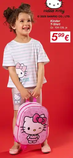 KiK Hello kitty kinder t-shirt Angebot